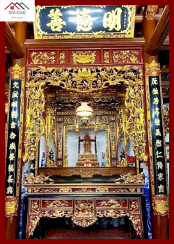 Mẫu hoành phi câu đối theo lối cổ xưa